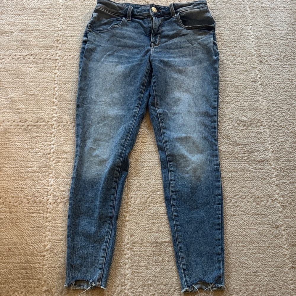 Maurices Dark Blue Ankle Jeans